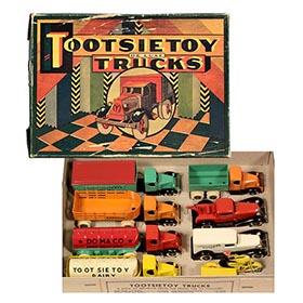 1933 Tootsietoy, No. 5310 Deluxe Truck Set in Original Box