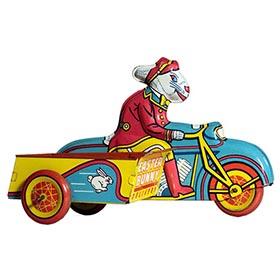 1949 Wyandotte, Easter Bunny Delivery Motorcycle with Sidecar