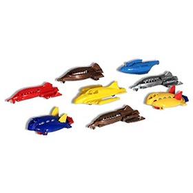 1952 Eight Mid-20th Century Hard Plastic Toy Space Ships