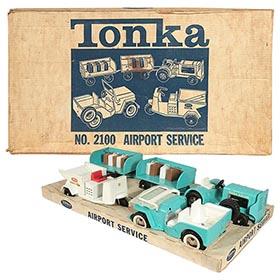 1962 Tonka, No.2100 Airport Service Set in Original Box