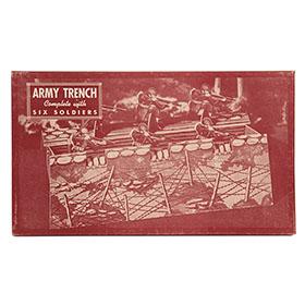 c.1943 Built Rite, Army Trench with Six Soldier in Factory Sealed Box
