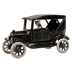 1923 Arcade, Cast Iron Ford Touring Car with Driver