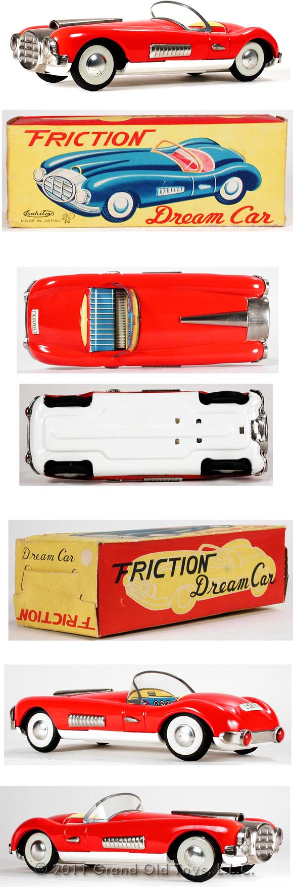 c.1960 Asahi Toy, Cunningham Dream Car In Original Box