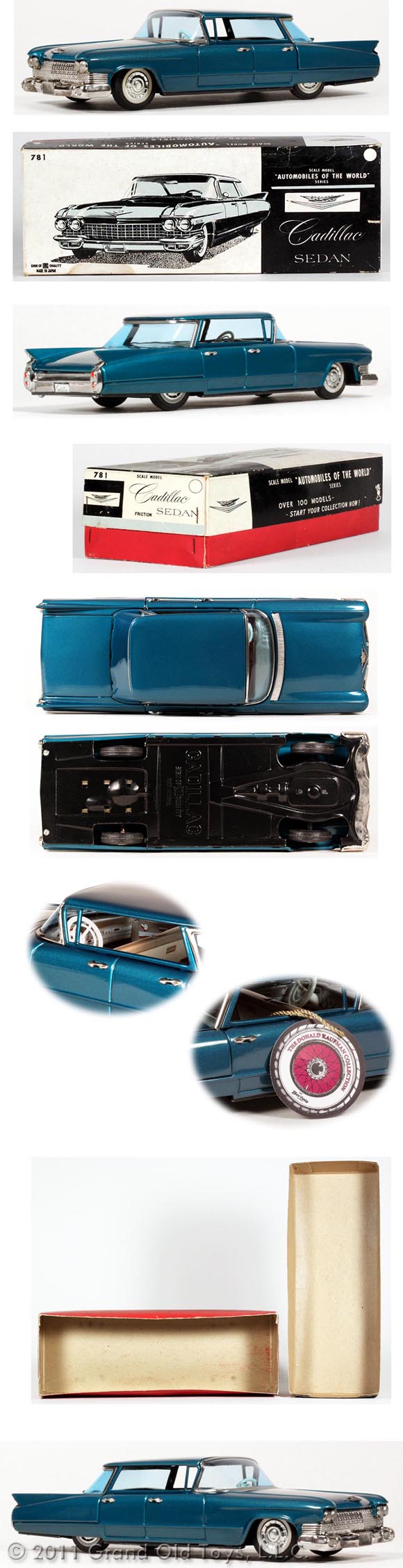 1960 Bandai Cadillac Fleetwood Sedan In Original Box