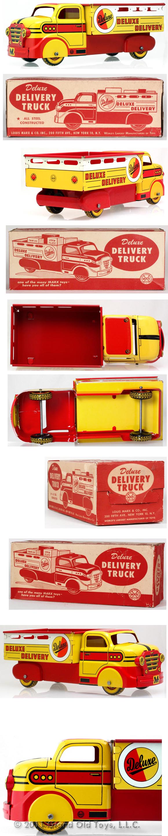 1952 Marx Deluxe Delivery Truck In Original Box