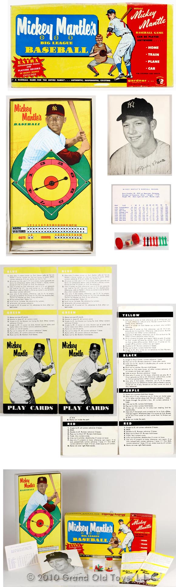 1957 Mickey Mantle's Big League Baseball In Original Box