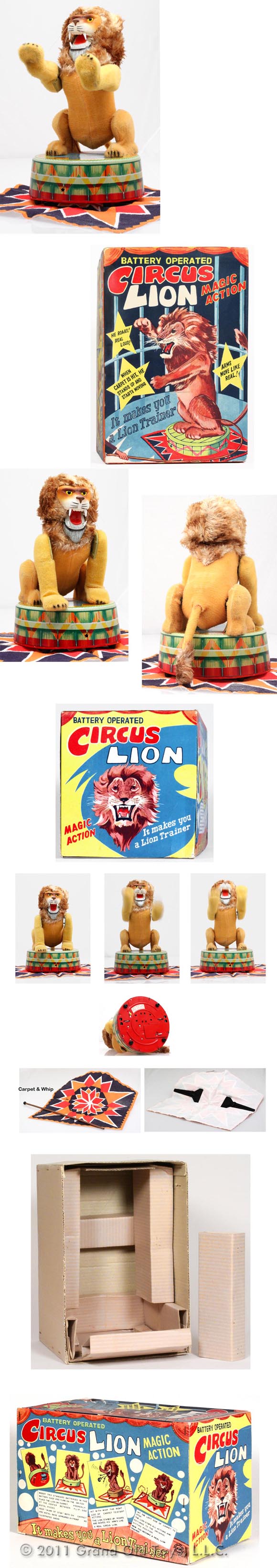 c.1953 VIA, Circus Lion In Original Box