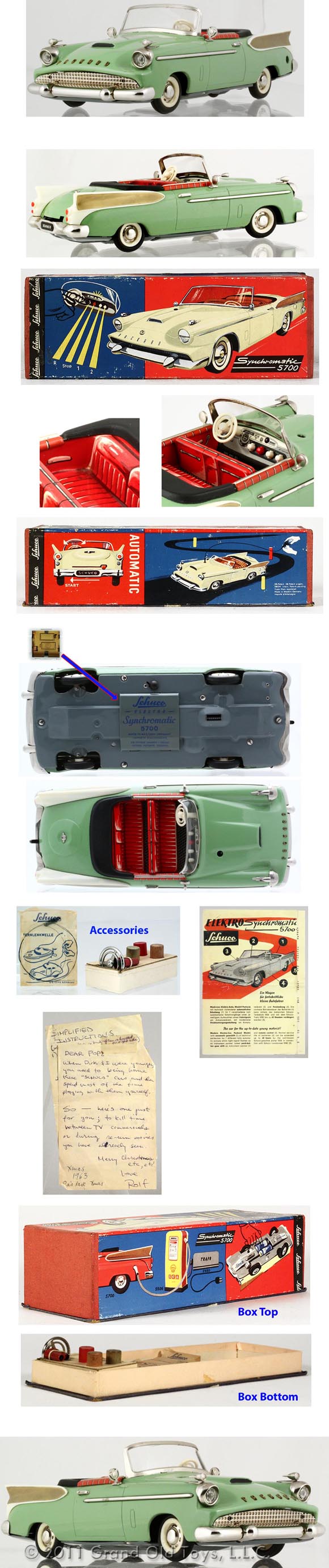 1958 Schuco Synchromatic 5700 Packard Hawk In Original Box