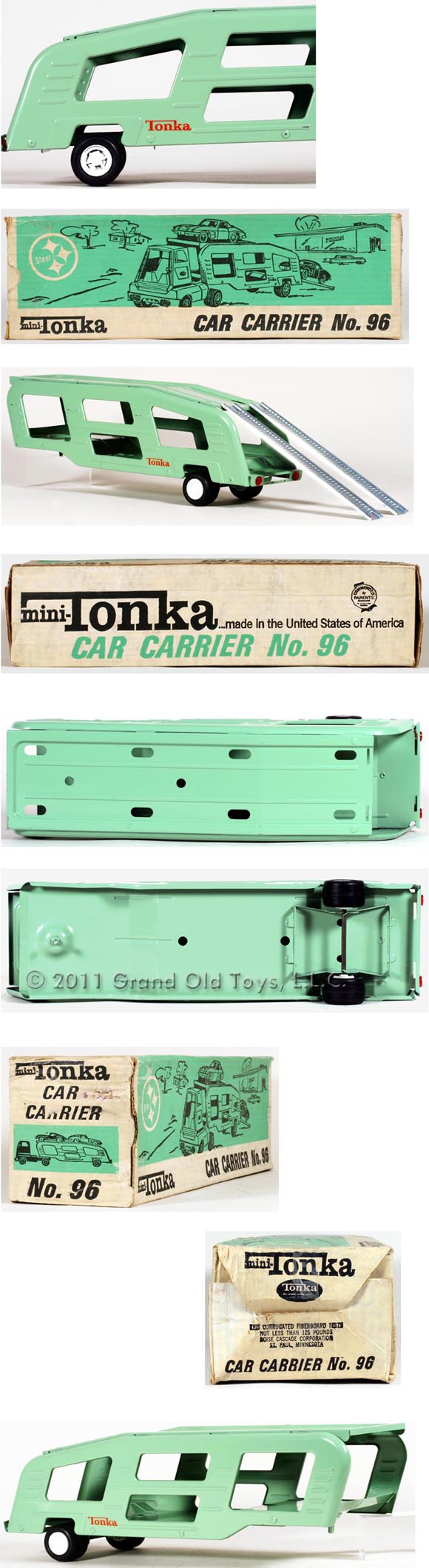 1974 Mini-Tonka No. 96 Car Carrier In Original Box