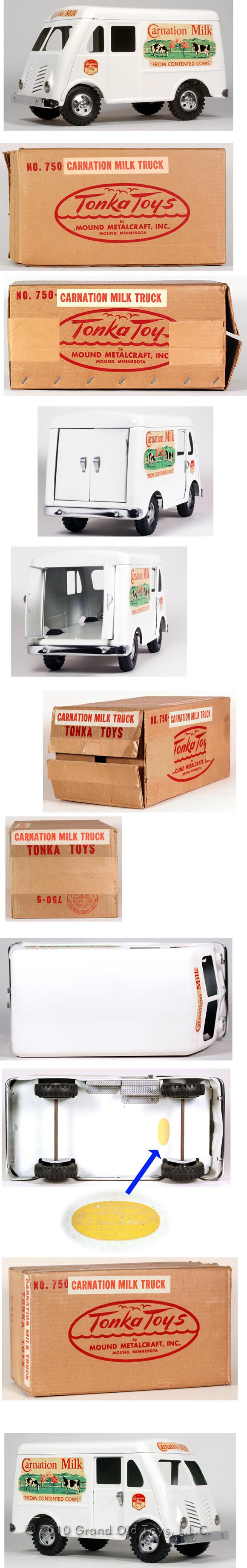 1955 Tonka Carnation Milk Truck In Original Box