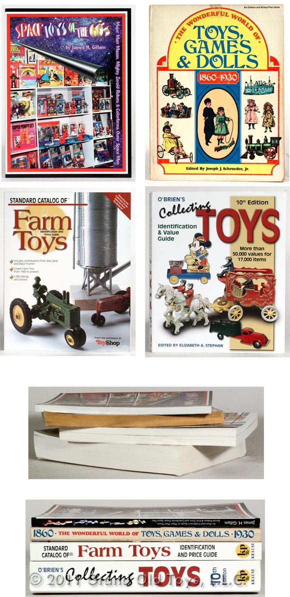 4 Antique Toy Collecting Reference Books