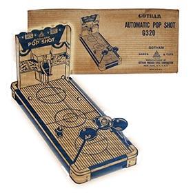1950 Gotham Steel, Automatic Pop Shot Basketball, Factory Sealed in Original Box