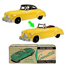1954 Hubley, No. 465 Buick Convertible with Movable Top in Original Box