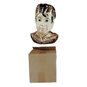 c.1955 Regal China, Davy Crockett Figural China Cookie Jar in Original Box