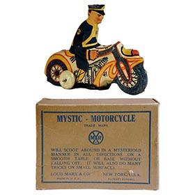 1936 Marx, Mystic Motorcycle in Original Box