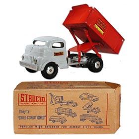 1952 Structo, Hi-Lift Toyland Dump Truck (Wind-Up) in Original Box