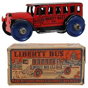 1931 Marx, Liberty Bus in Original Box