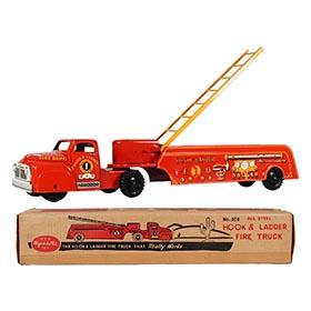1956 Wyandotte, No.208 Hook and Ladder Fire Truck in Original Box