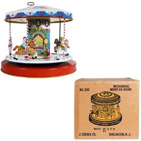 1950 Chein, No.385 Merry-Go-Round in Original Box