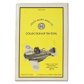 1977 Louis Marx & Co., PB84 Auction Catalog of Factory Collection Tin Toys