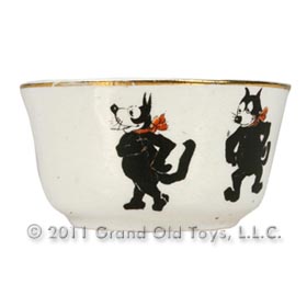 c.1925 Felix The Cat Childrens 10pc English Porcelain Tea Set