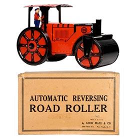 1931 Marx, Automatic Reversing Road Roller in Original Box