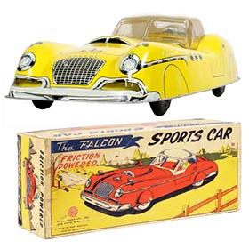 1956 Marx, The Falcon Friction Sports Car in Original Box