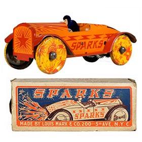 1928 Marx, Sparks Racer in Original Box