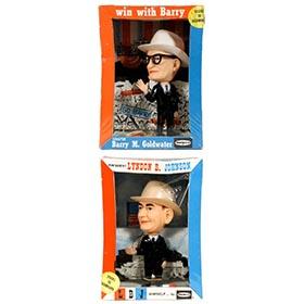 1964 Remco, Johnson & Goldwater Dolls, Sealed in Boxes