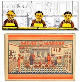 1930 Marx, Home Town Meat Market in Original Box