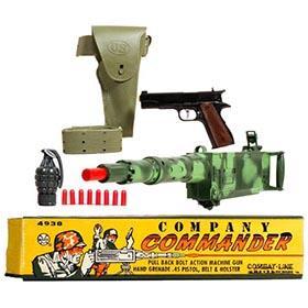 1963 Marx No.4938 Company Commander Combat Set in Original Box