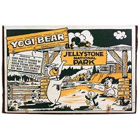 1962 Marx Yogi Bear Jellystone Park Playset in Original Box