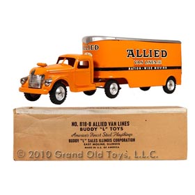 1950 Buddy L No. 818-B Allied Van Lines In Original Box