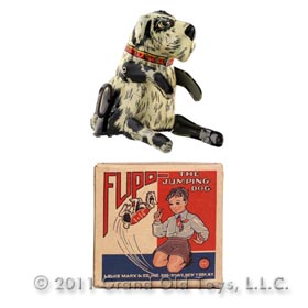 1940 Marx, Flipo The Jumping Dog In Original Box