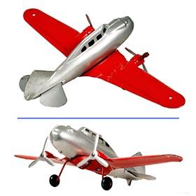c.1946 Marx Pressed Steel Twin Engine Airplane