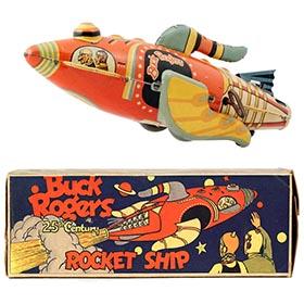 1934 Marx Buck Rogers 25th Century Rocket in Original Box