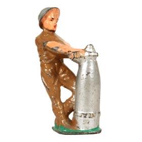 c.1939 Manoil, No. 84 Soldier With Shell