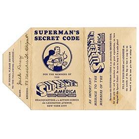 1948 Supermen of American Secret Code Book
