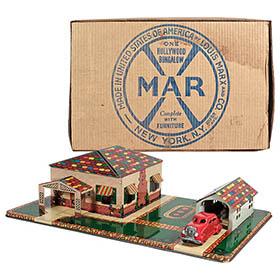 1938 Marx, No. 2150 Hollywood Bungalow in Original Box