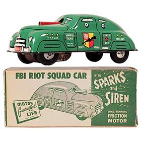  c.1948 Courtland, No. 4050 FBI Riot Squad Car in Original Box