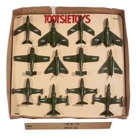 1958 Tootsietoys Sales Sample, No.1319 Airplane Assortment Set in Orig. Box